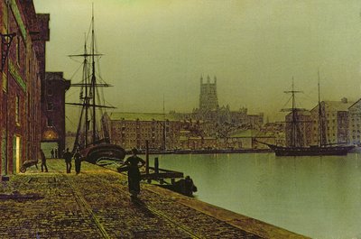 Docks de Gloucester, c.1880 - John Atkinson Grimshaw